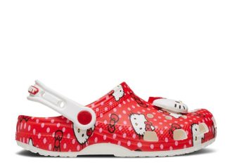 Hello Kitty x Classic Clog Peuter “Rode Stippen”