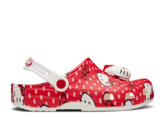 Hello Kitty x Classic Clog “Rode Stippen”