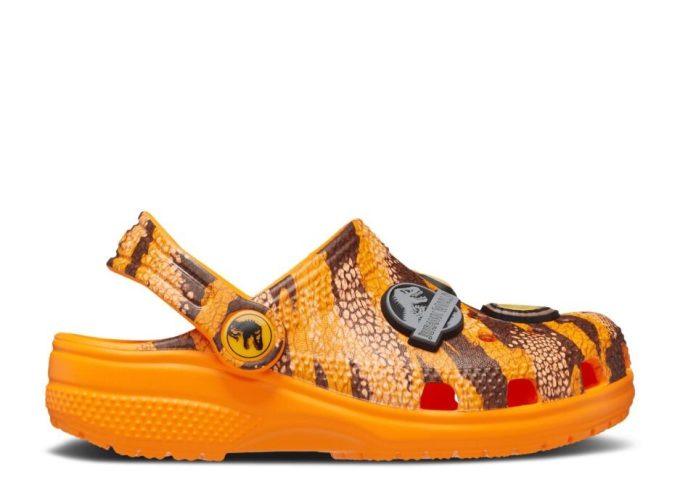 Jurassic World x Classic Clog Peuter “Orange Zing”