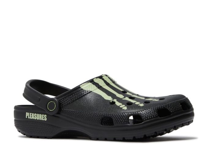 Pleasures x Classic Clog “Skelet – Glow in the Dark”