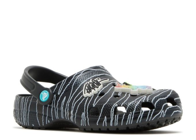 Ron English x Classic Clog Kids “Party Animals – Zebra Zwart”